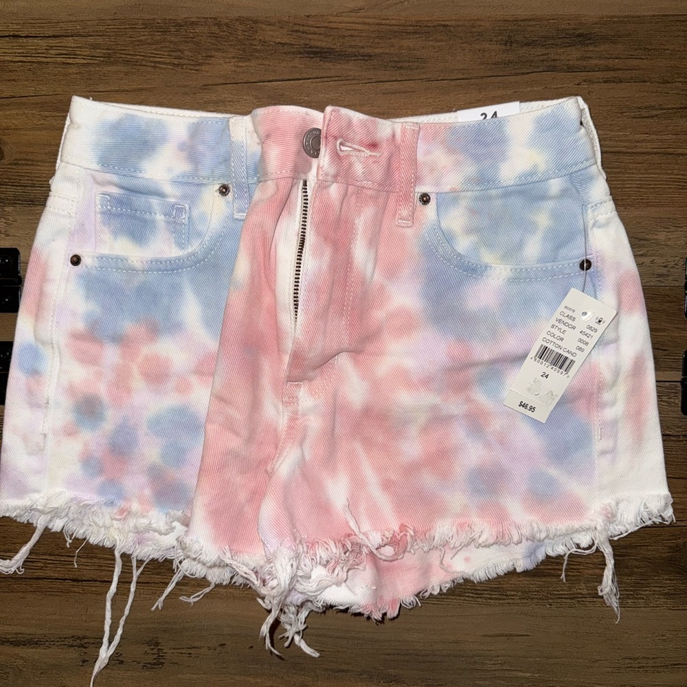 Pacsun Tie-Dye Denim Women Shorts